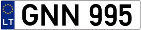 Truck License Plate